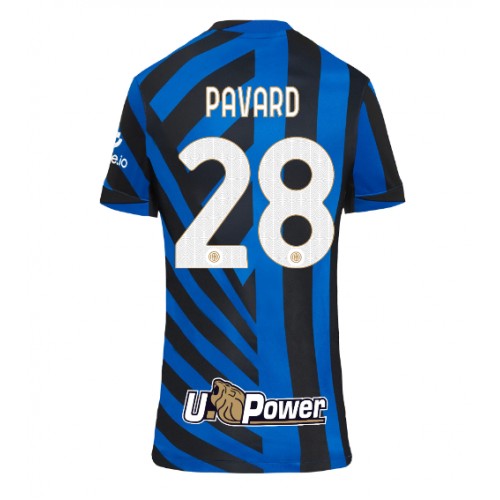 Dres Inter Milan Benjamin Pavard #28 Domaci za Žensko 2024-25 Kratak Rukav